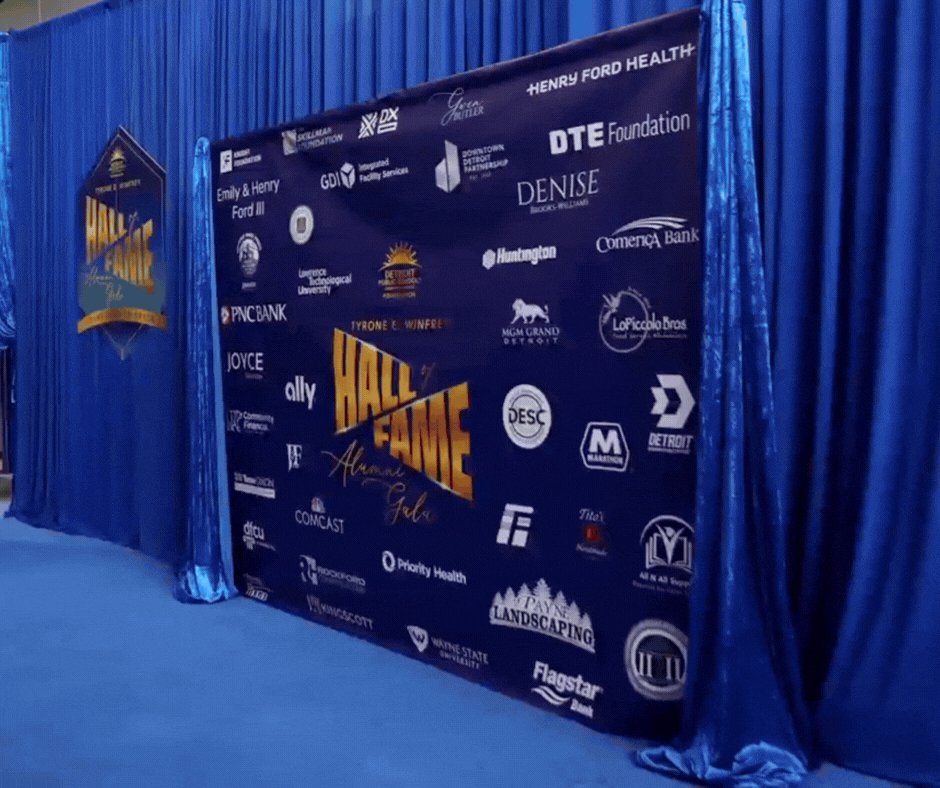 Hall of Fame step and repeat